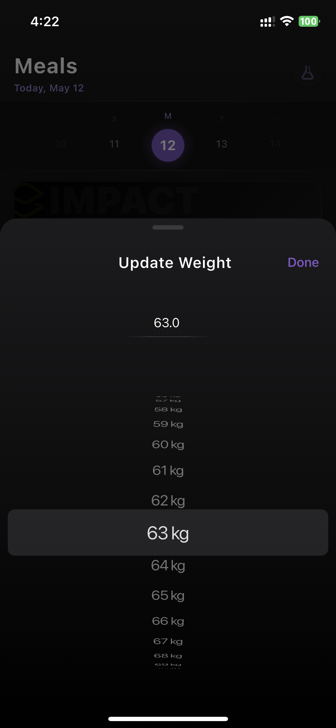 Honor Your Progress - Getter App Screenshot