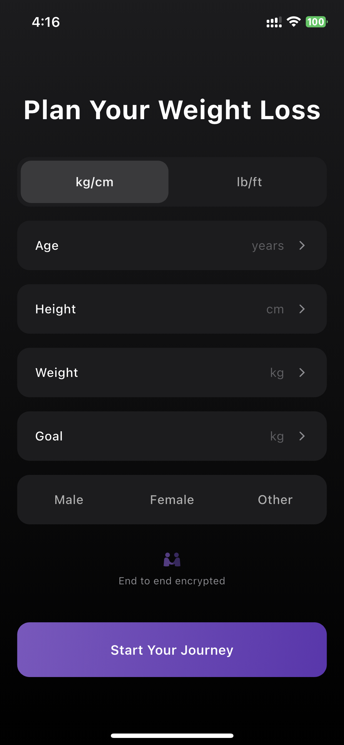 Shape Your Path - Getter App Screenshot